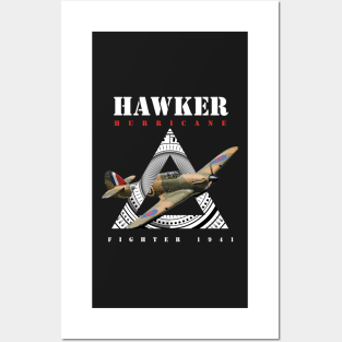 Hawker Hurricane  Royal  Airforce Pilot Gift Battle of Britain Posters and Art